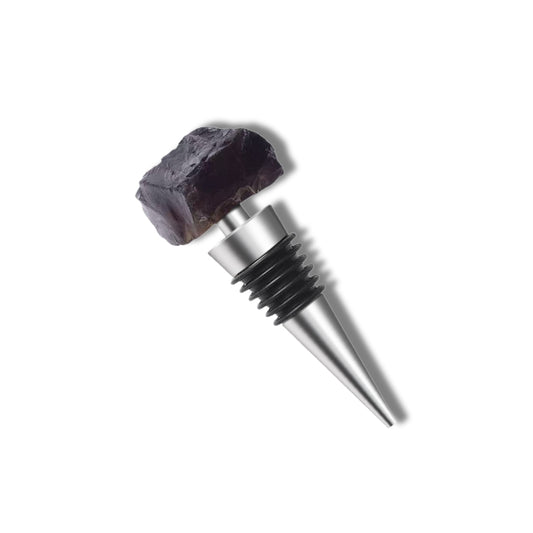 Smoky Quartz Wine Stopper