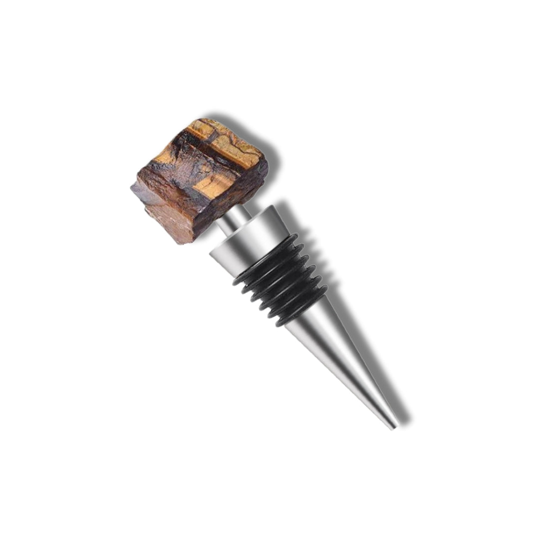 Tiger's Eye Wine Stopper
