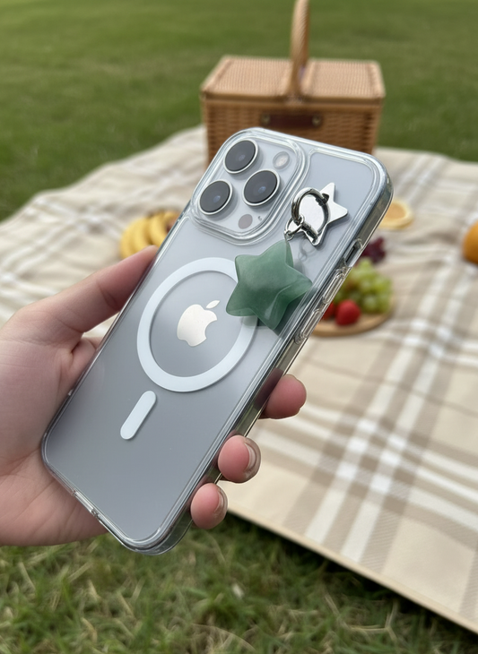 Aventurine Star Phone Charm