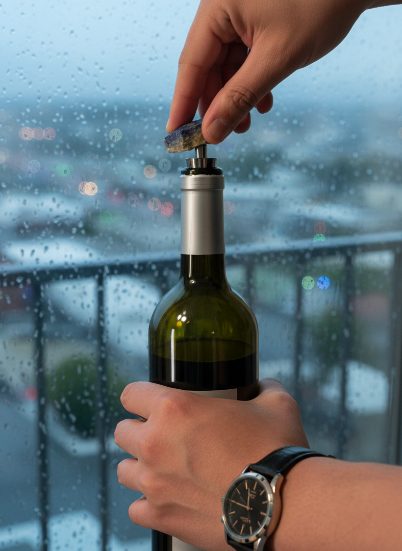 Lapis Lazuli Wine Stopper