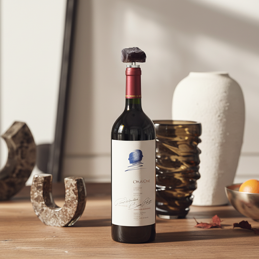 Smoky Quartz Wine Stopper