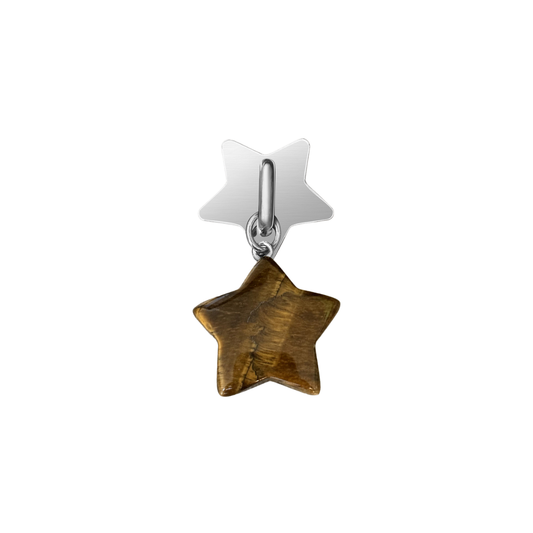 Tiger’s Eye Star Charm