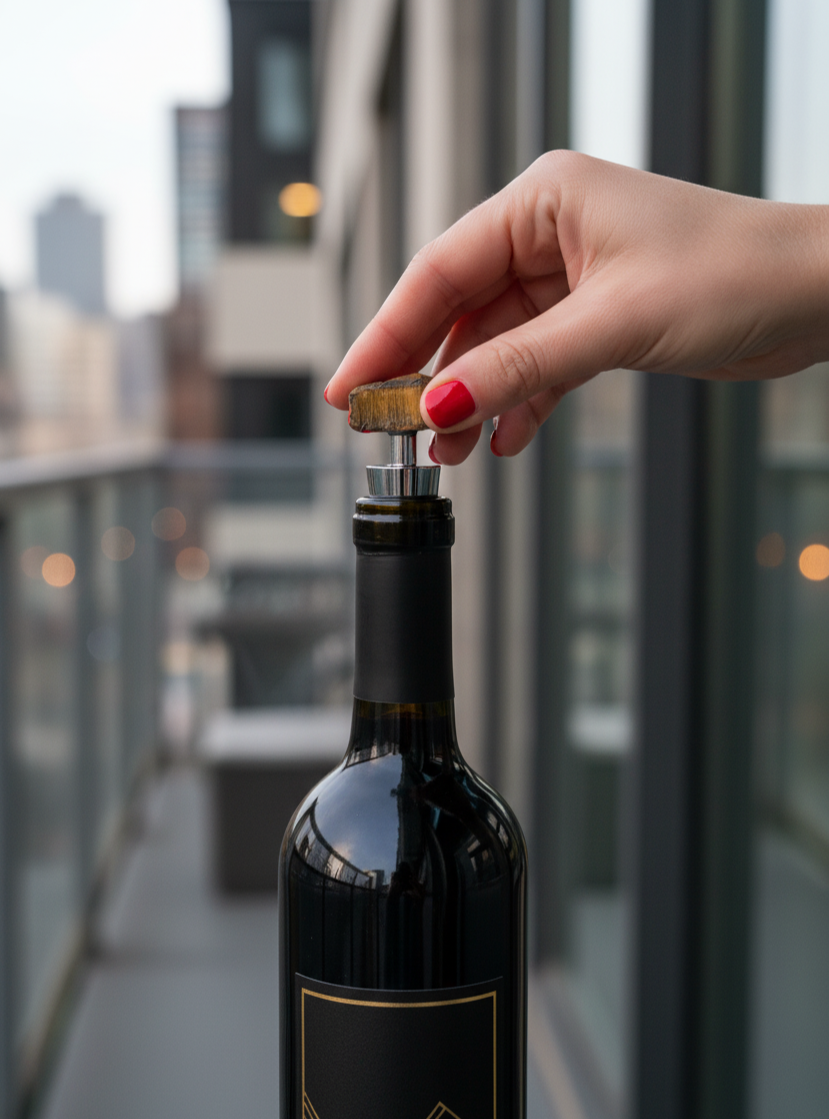 Tiger's Eye Wine Stopper