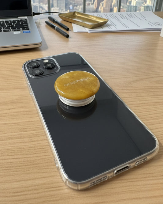 Yellow Jade Phone Grip