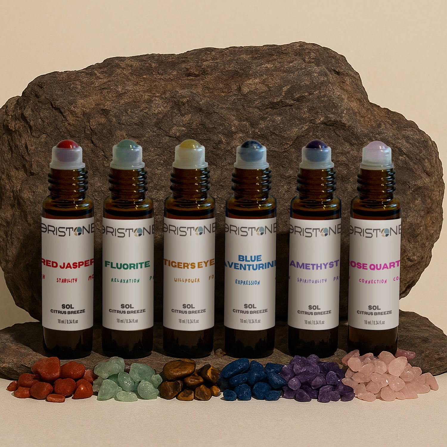 Gemstone Roll-On · Essential Oil