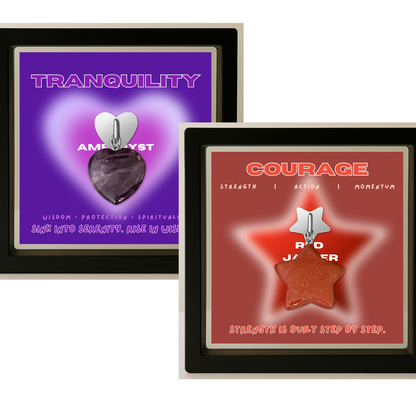 Signature Set — Heart + Star Phone Charms