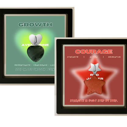 Signature Set — Heart + Star Phone Charms