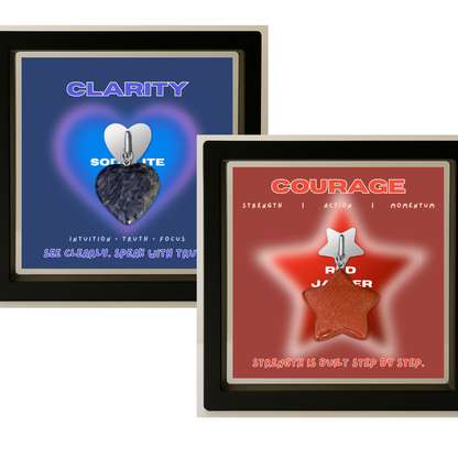 Signature Set — Heart + Star Phone Charms