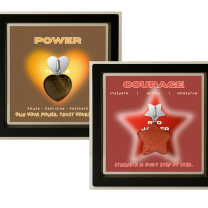 Signature Set — Heart + Star Phone Charms