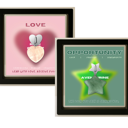 Signature Set — Heart + Star Phone Charms