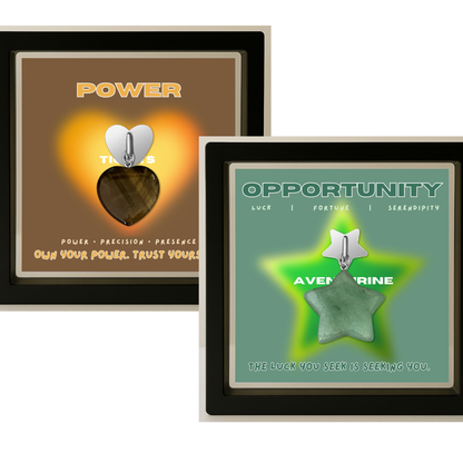 Signature Set — Heart + Star Phone Charms