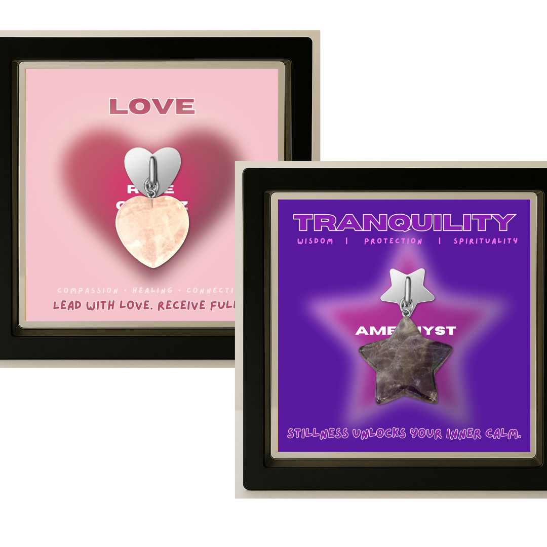 Signature Set — Heart + Star Phone Charms