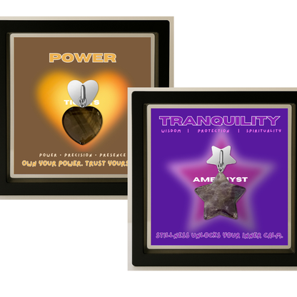 Signature Set — Heart + Star Phone Charms