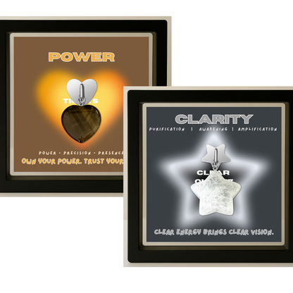 Signature Set — Heart + Star Phone Charms