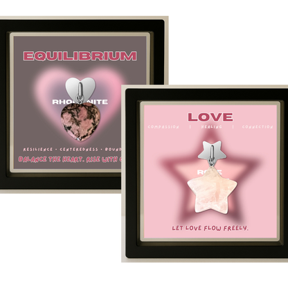 Signature Set — Heart + Star Phone Charms