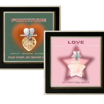 Signature Set — Heart + Star Phone Charms