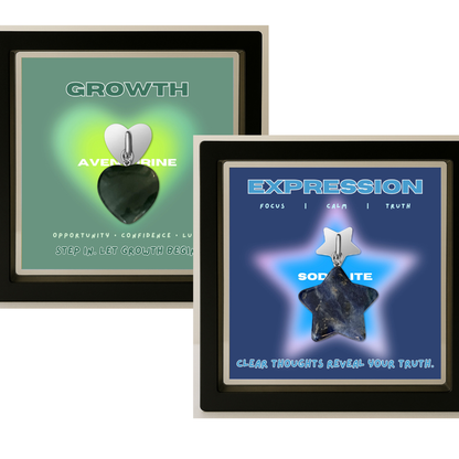 Signature Set — Heart + Star Phone Charms