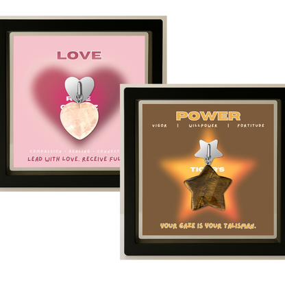 Signature Set — Heart + Star Phone Charms