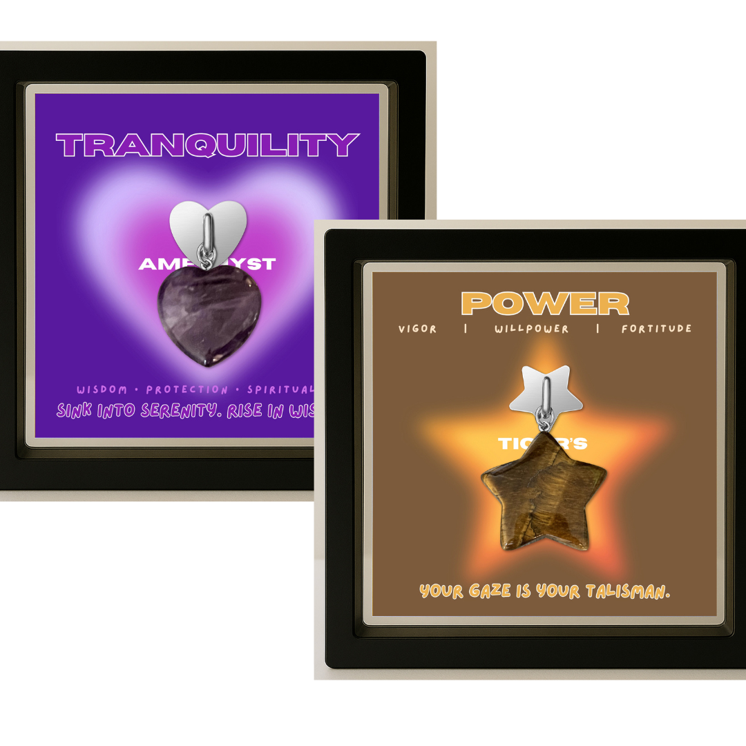 Signature Set — Heart + Star Phone Charms