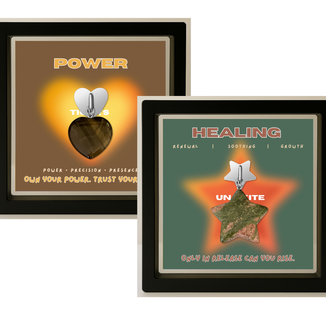 Signature Set — Heart + Star Phone Charms