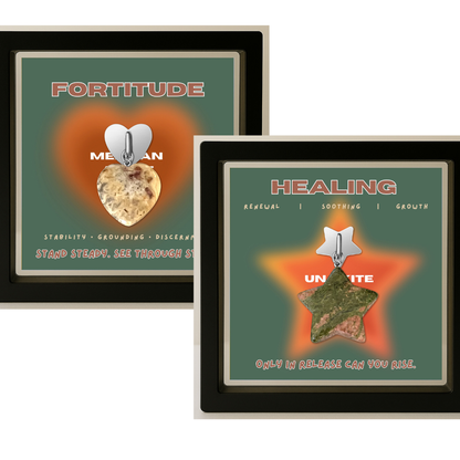 Signature Set — Heart + Star Phone Charms