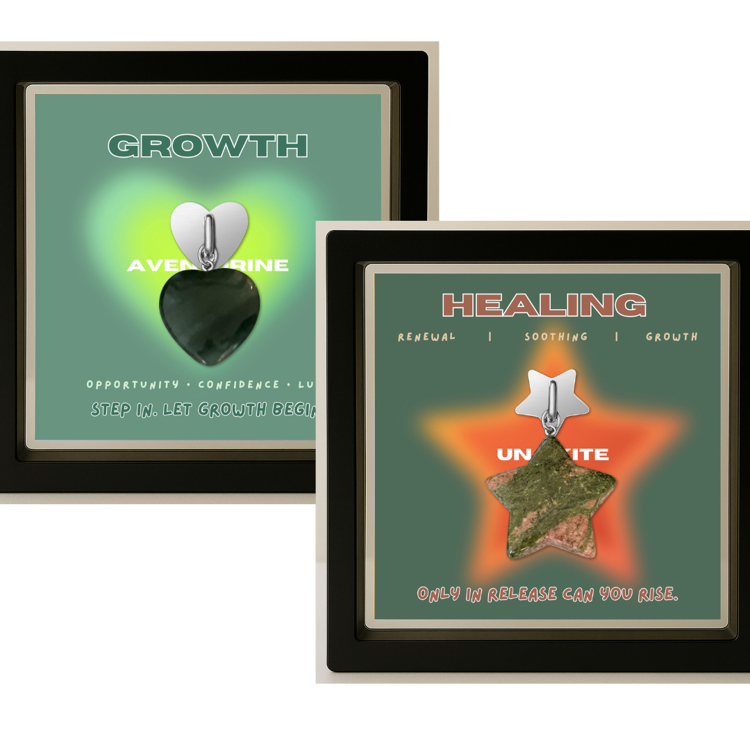 Signature Set — Heart + Star Phone Charms