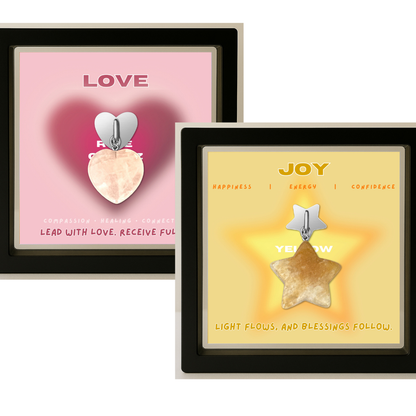 Signature Set — Heart + Star Phone Charms