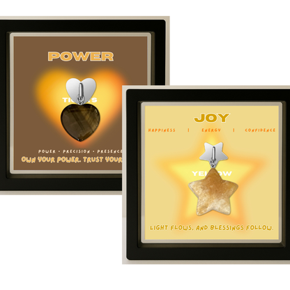 Signature Set — Heart + Star Phone Charms