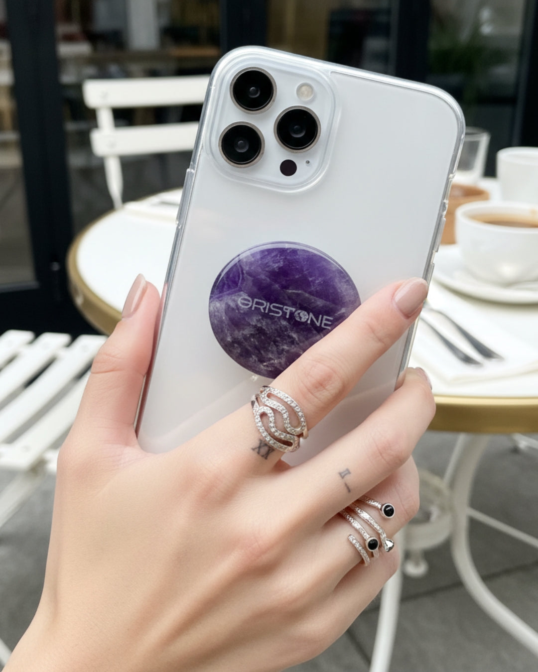 Amethyst Phone Grip
