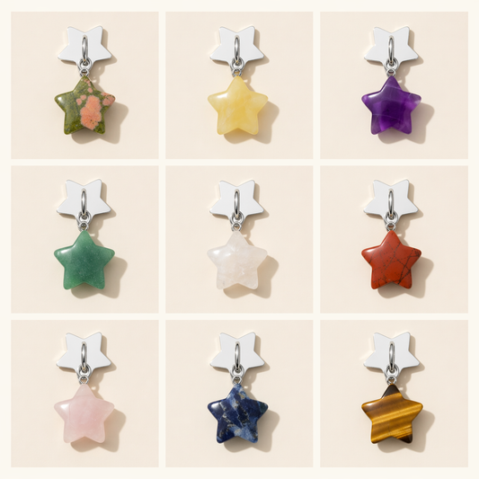 Crystal Star Charm