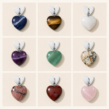 Crystal Heart Charm