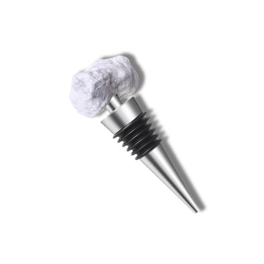 White Turquoise Wine Stopper