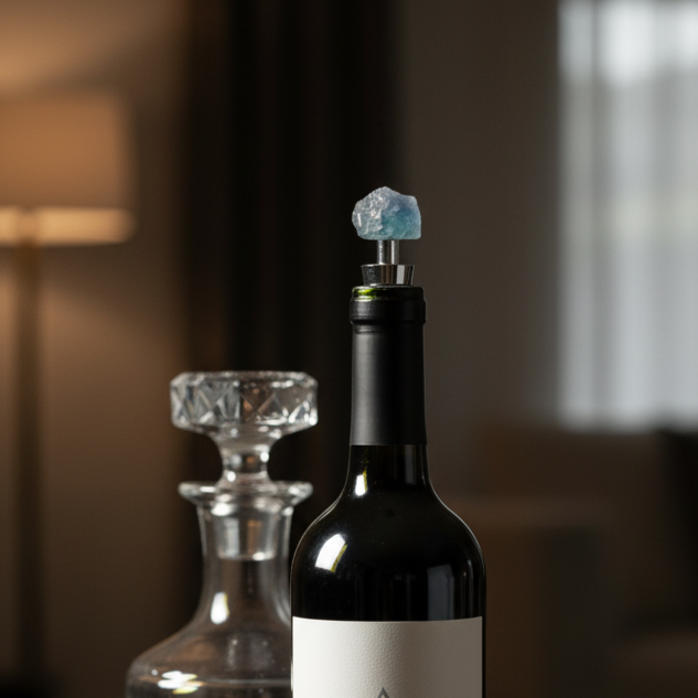 Fluorite Wine Stopper