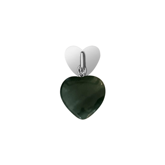 Aventurine Heart Phone Charm