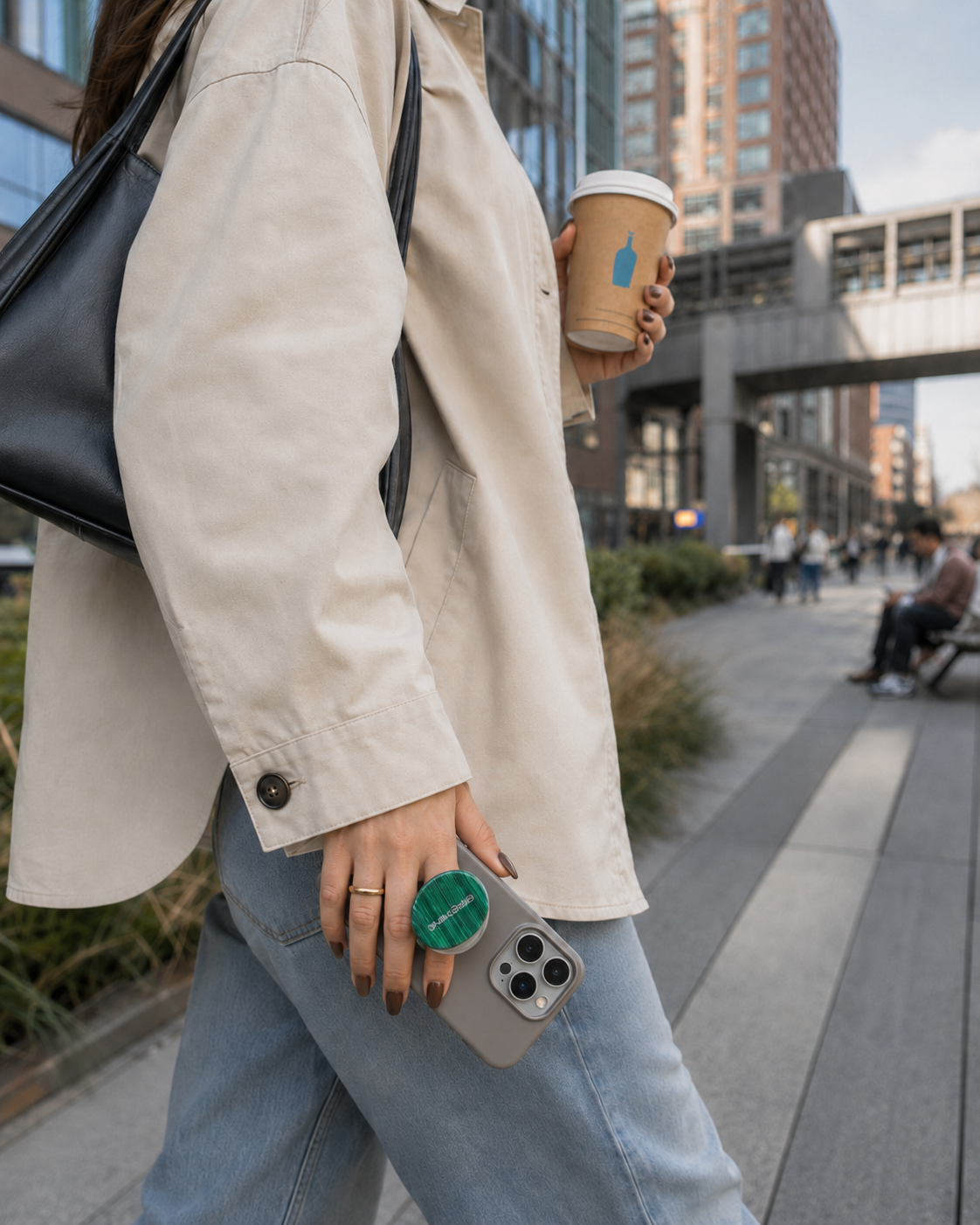 Malachite Phone Grip