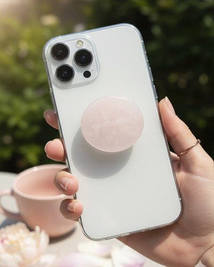 Rose Quartz Phone Grip